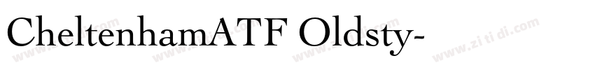 CheltenhamATF Oldsty字体转换